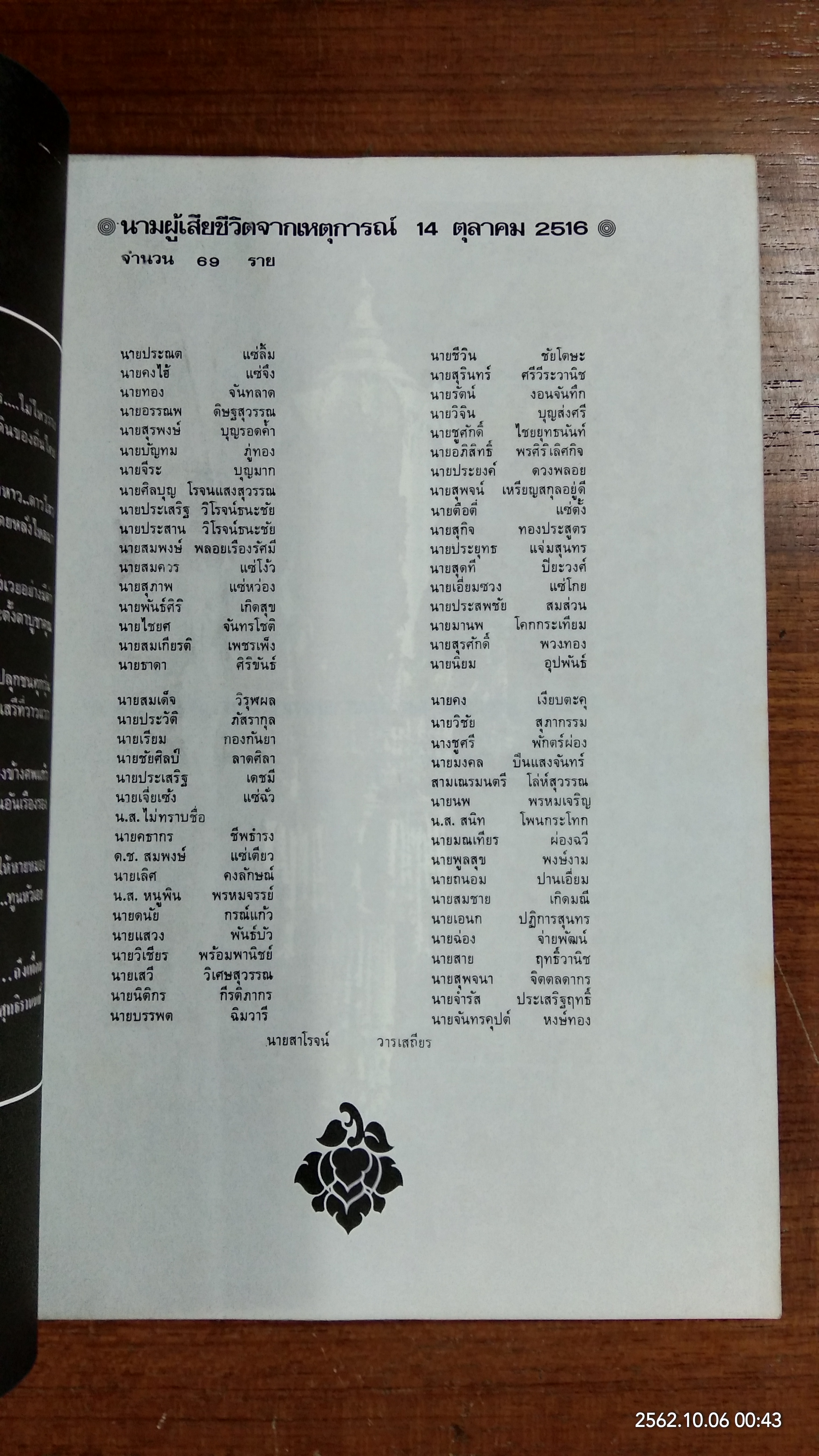 พระราชทานเพลิงศพวีรชน ณ เมรุท้องสนามหลวง ๑๔ ตุลาคม ๒๕๑๗