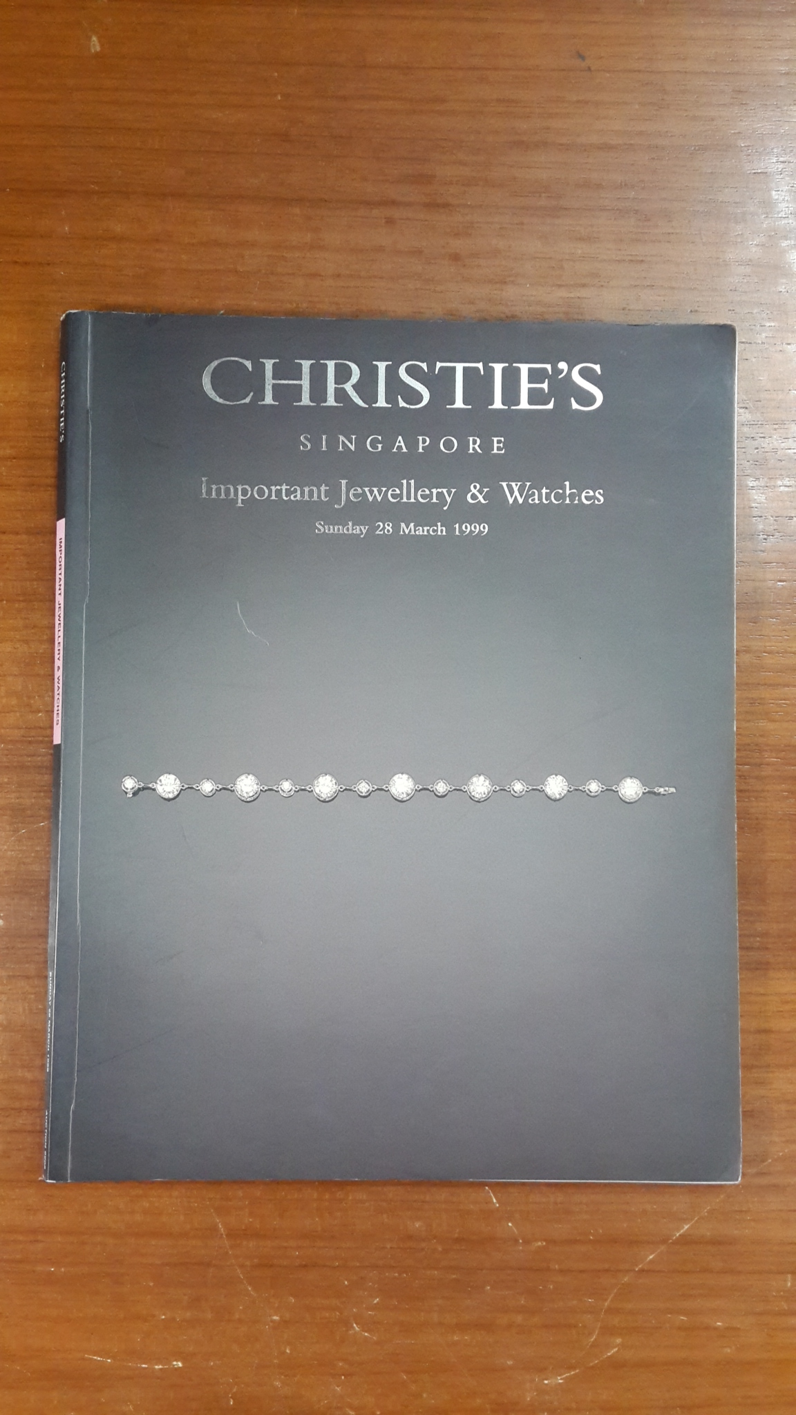 CHRISTIE'S SINGAPORE IMPORTANT JEWELLERY & WATCHES SUNDAY 28 MARCH 1999 (ชำรุดมีซ่อมแซม)