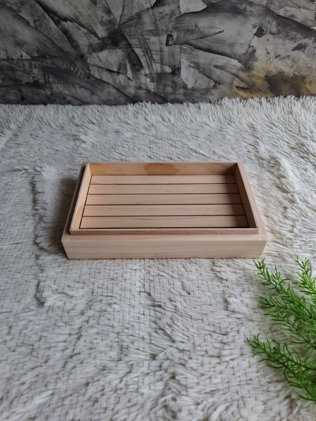 กล่องไม้ใส่ซูชิ