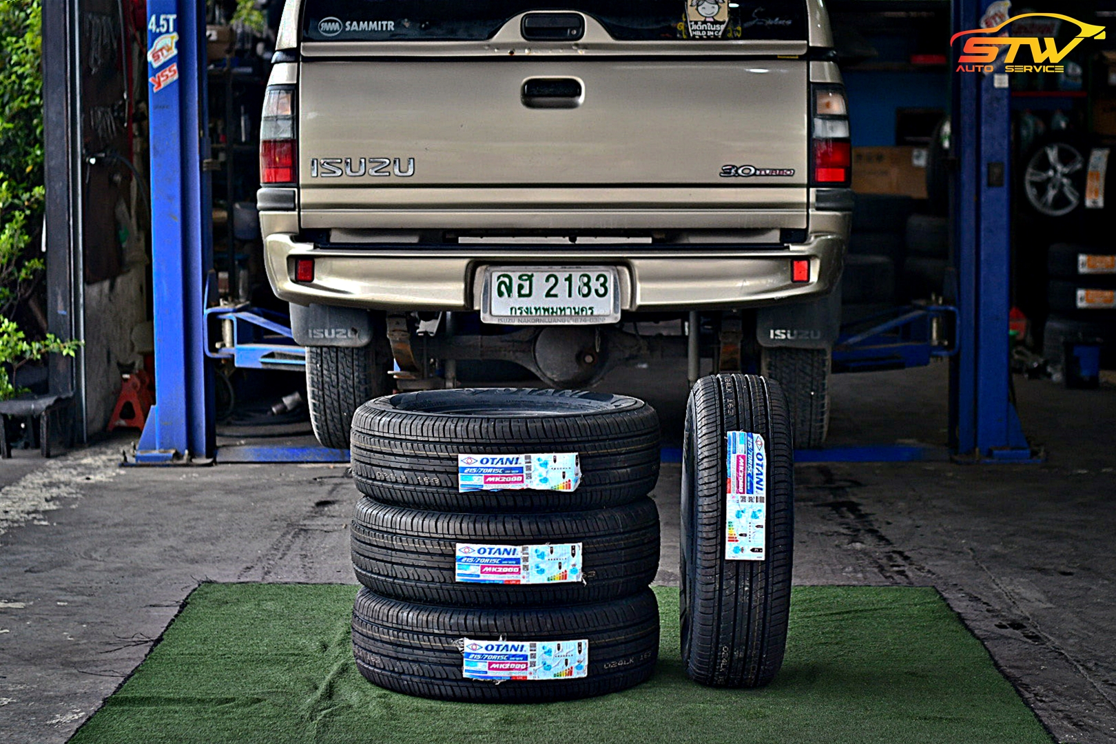 ยาง OTANI MK2000 215/70R15 109/107S ติดตั้งใส่ ISUZU TFR