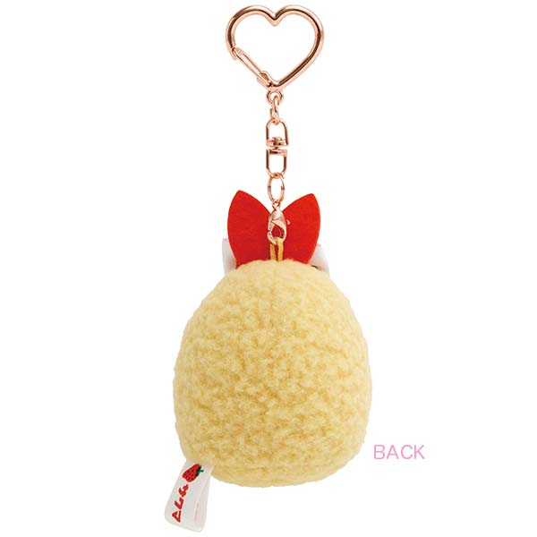 พวงกุญแจตุ๊กตา Sumikko Gurashi x Sakuma Strawberry Milk Candy ตรงห่วงเป็นรูปหัวใจ มี 3 แบบให้เลือก