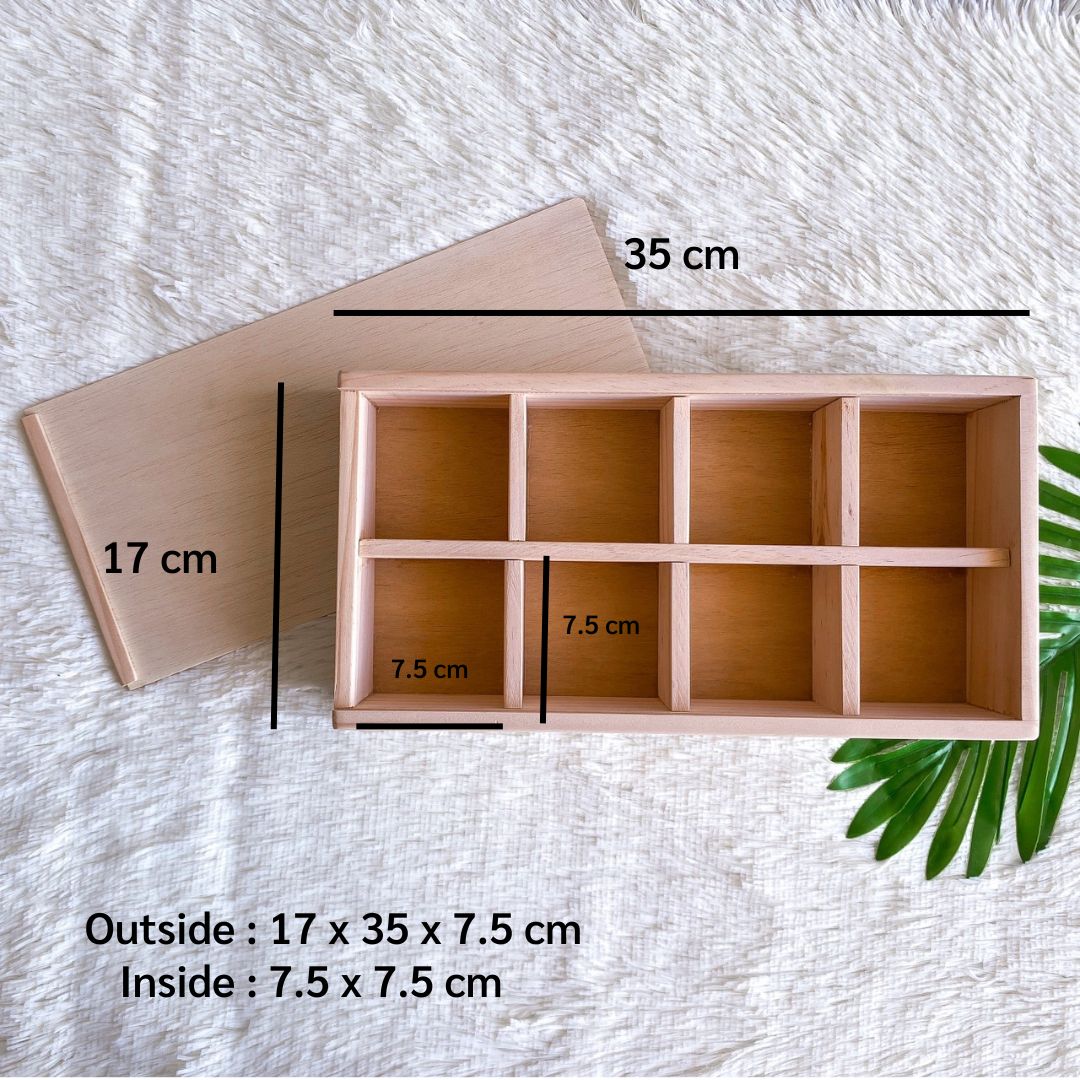 กล่องไม้สนฝาสไลด์ (Wooden pine box)