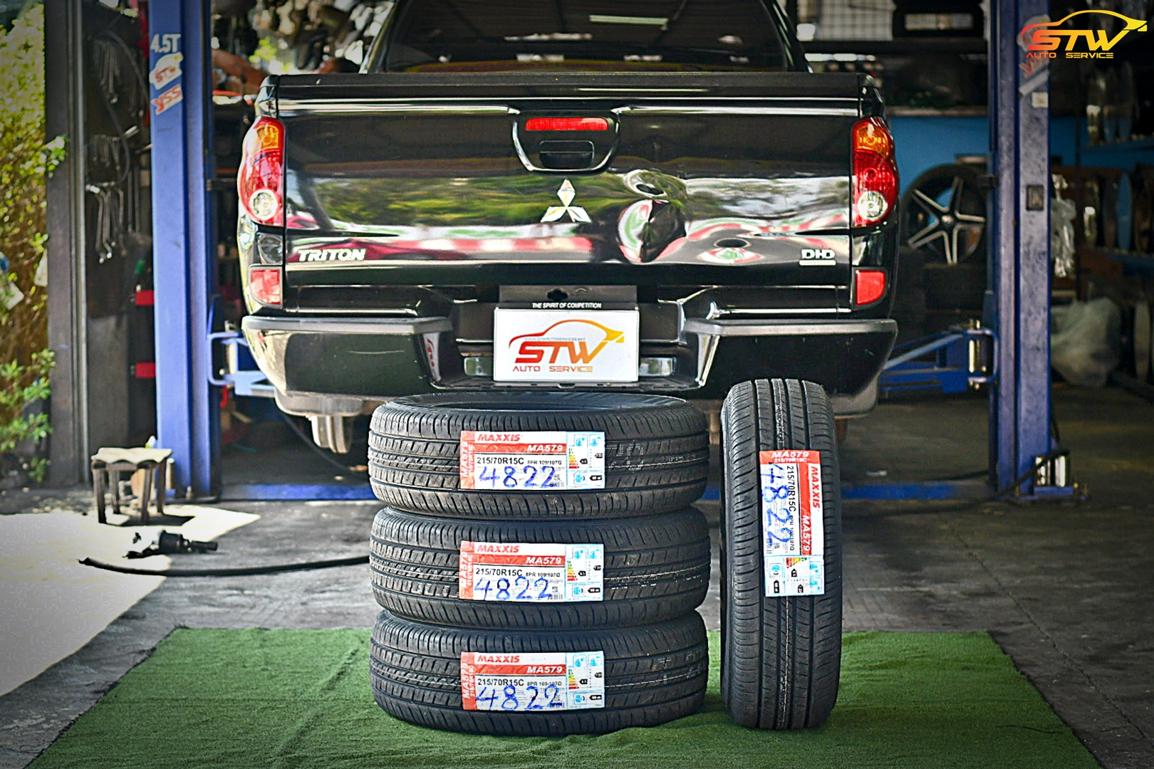 ยาง MAXXIS MA-579 215/70R15 109/107Q ติดตั้งใส่ MITSUBISHI TRITON