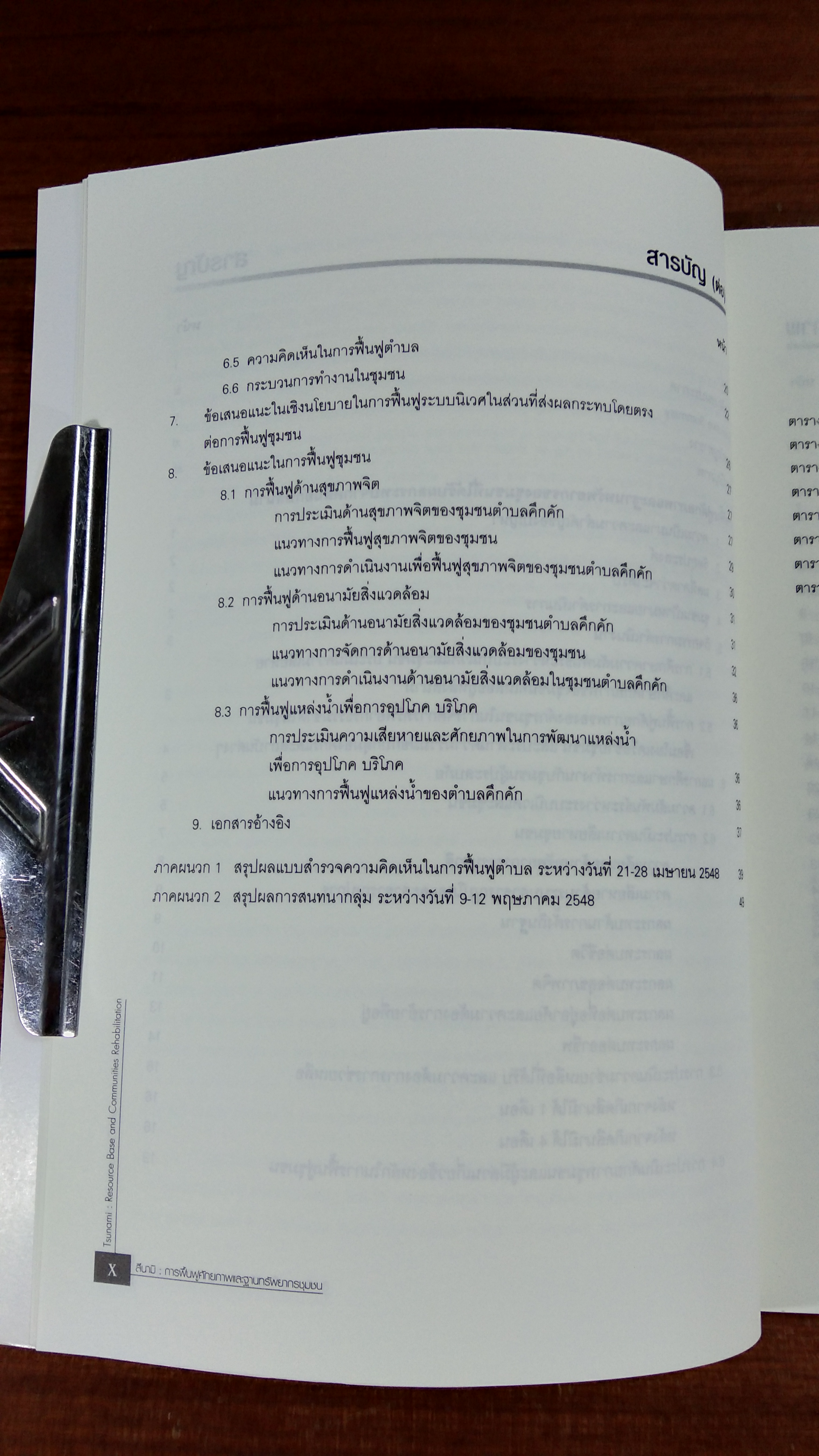 สึนามิ : การฟื้นฟูศักยภาพและฐานทรัพยากรชุมชน / กุลวดี แก่นสันติสุขมงคล