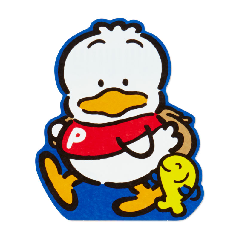 การ์ดเปล่า Sanrio & Seal Card แบบ Ahiru no Pekkle สามารถเขียนด้านในได้ มีสติกเกอร์น่ารักให้แปะได้ 1 แผ่น มาพร้อมซองลายน่ารักเข้ากัน ขนาดประมาณ 12 x 14.4 ซม.