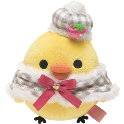 ตุ๊กตา Kiiroitori Strawberry in Paris ขนาด 17 x 15 x 11 ซม.