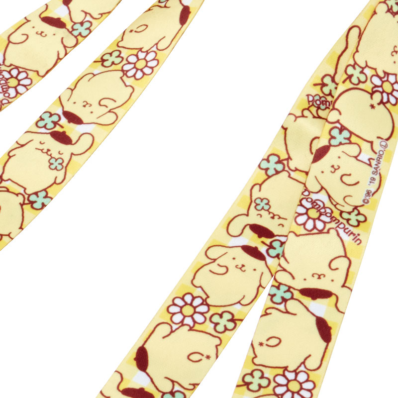 สายคล้องขวดน้ำ Bottle Strap ลาย Pompompurin ใช้คล้องคอ คล้องไหล่ เวลาทำกิจกรรม outdoor หรือไว้คล้องให้คุณหนู ๆ ได้ ขนาดกว้าง 2.5 ซม. ยาว 135 ซม.