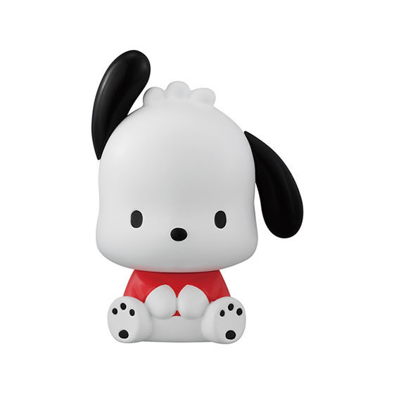 Capchara Sanrio Characters 5 เป็นโมเดลแบบตั้งได้ ตัวใหญ่ประมาณ 8.5 ซม. มี 4 แบบให้เลือก