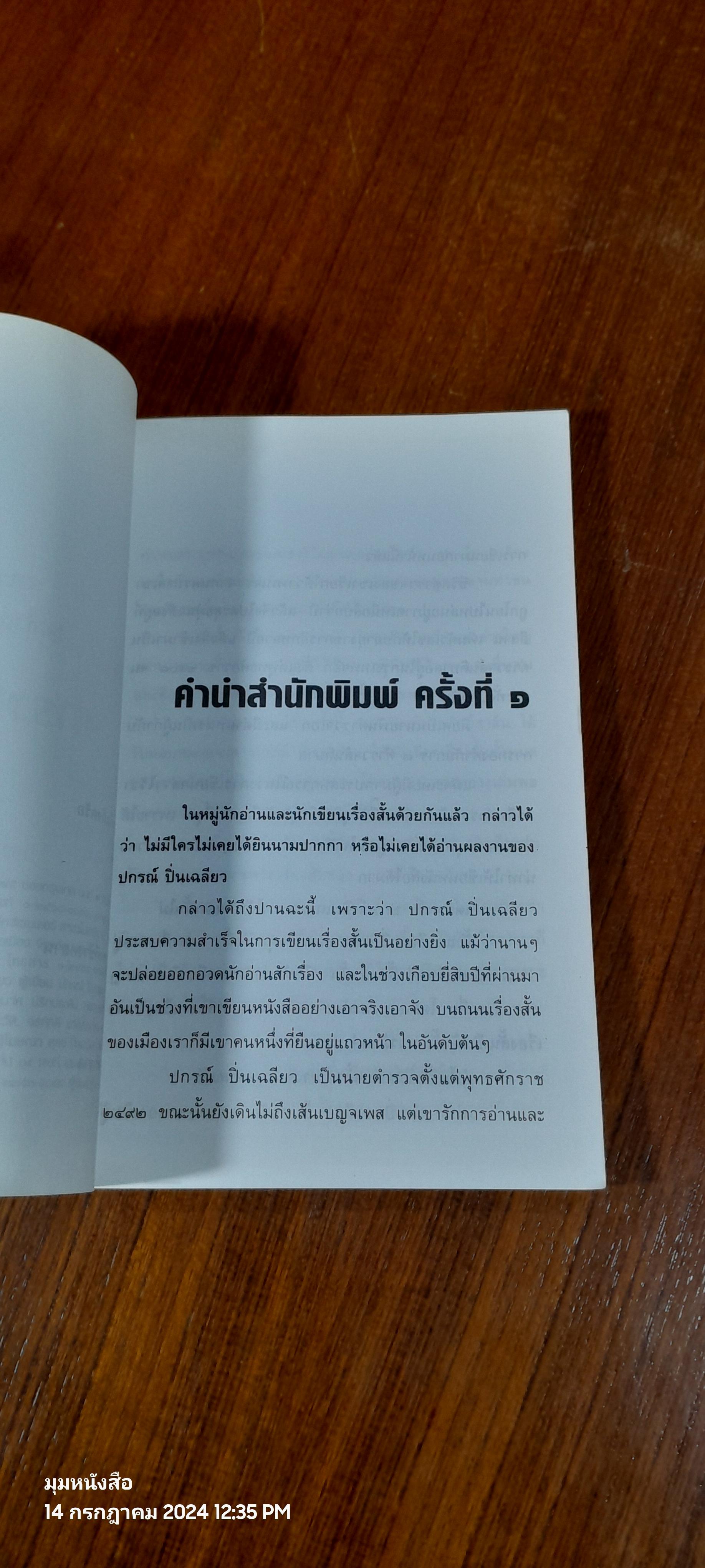 ตำรวจ พเนจร / ปกรณื ปิ่นเฉลียว