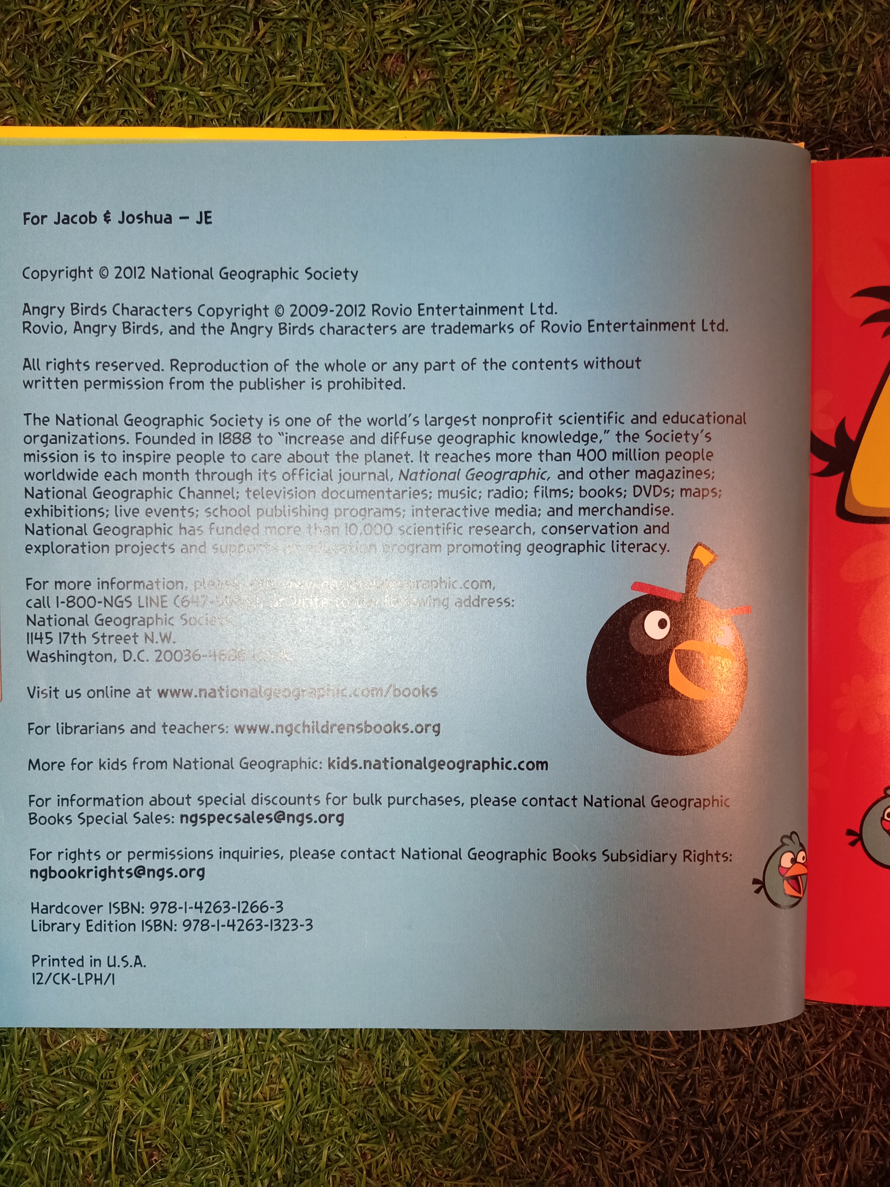 ANGRY BIRDS PLAYGROUND (ANIMALS) / NATIONAL GEOGRAPHIC