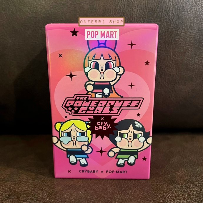 กล่องจุ่ม CRYBABY × Powerpuff Girls Series Figures ของแท้จากช็อป POP MART Shanghai