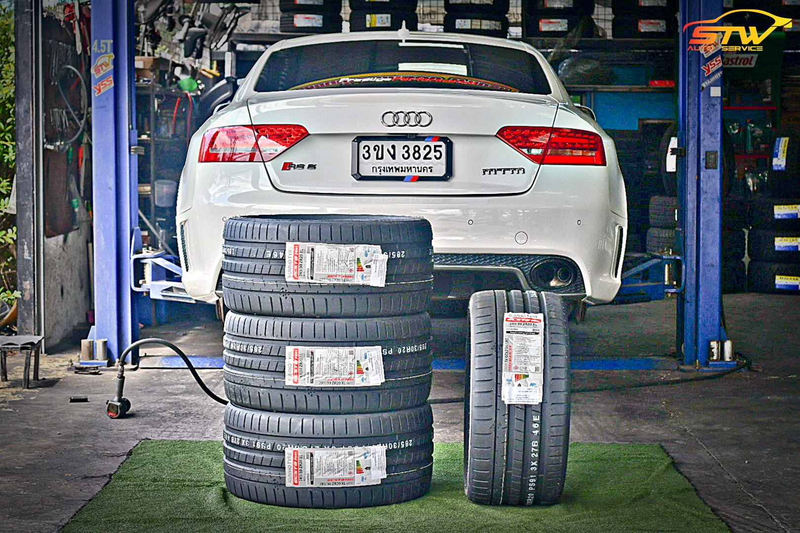 ยาง KUMHO ECSTA PS91 285/30R20 99Y ติดตั้งใส่ Audi RS 5 Coupe