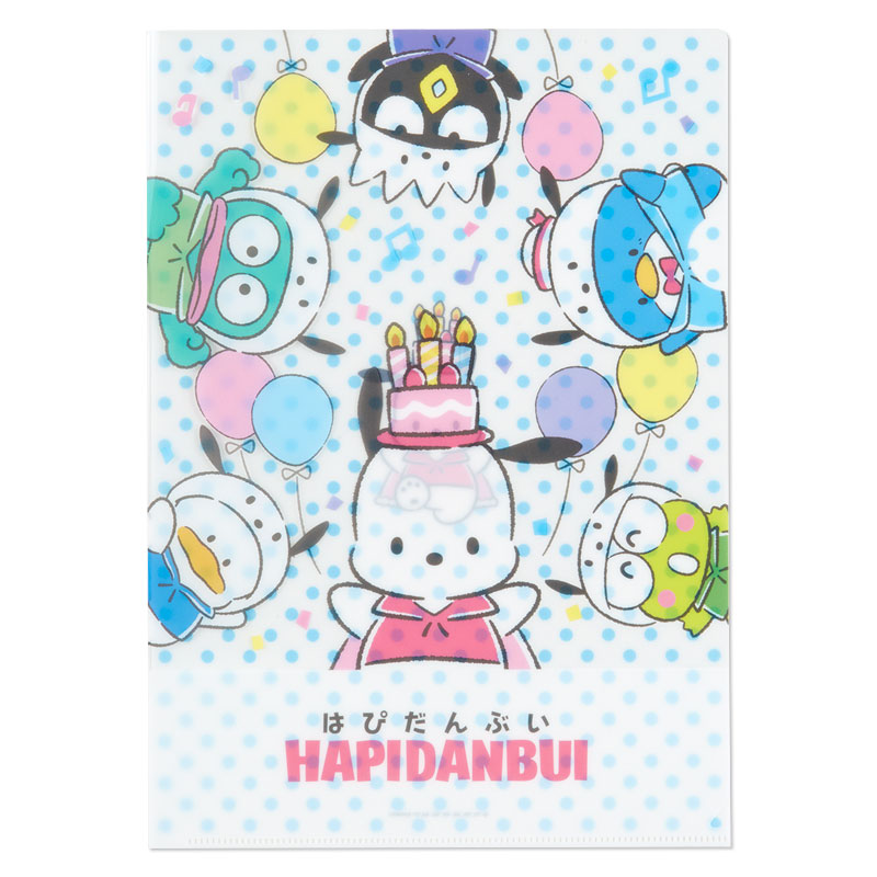 เซ็ตแฟ้ม Happy Birthday Pochacco x Hapidanbui เป็นแฟ้ม A4 กับแฟ้ม Ticket Holder (เอาไปใส่หน้ากากอนามัยได้ค่ะ)