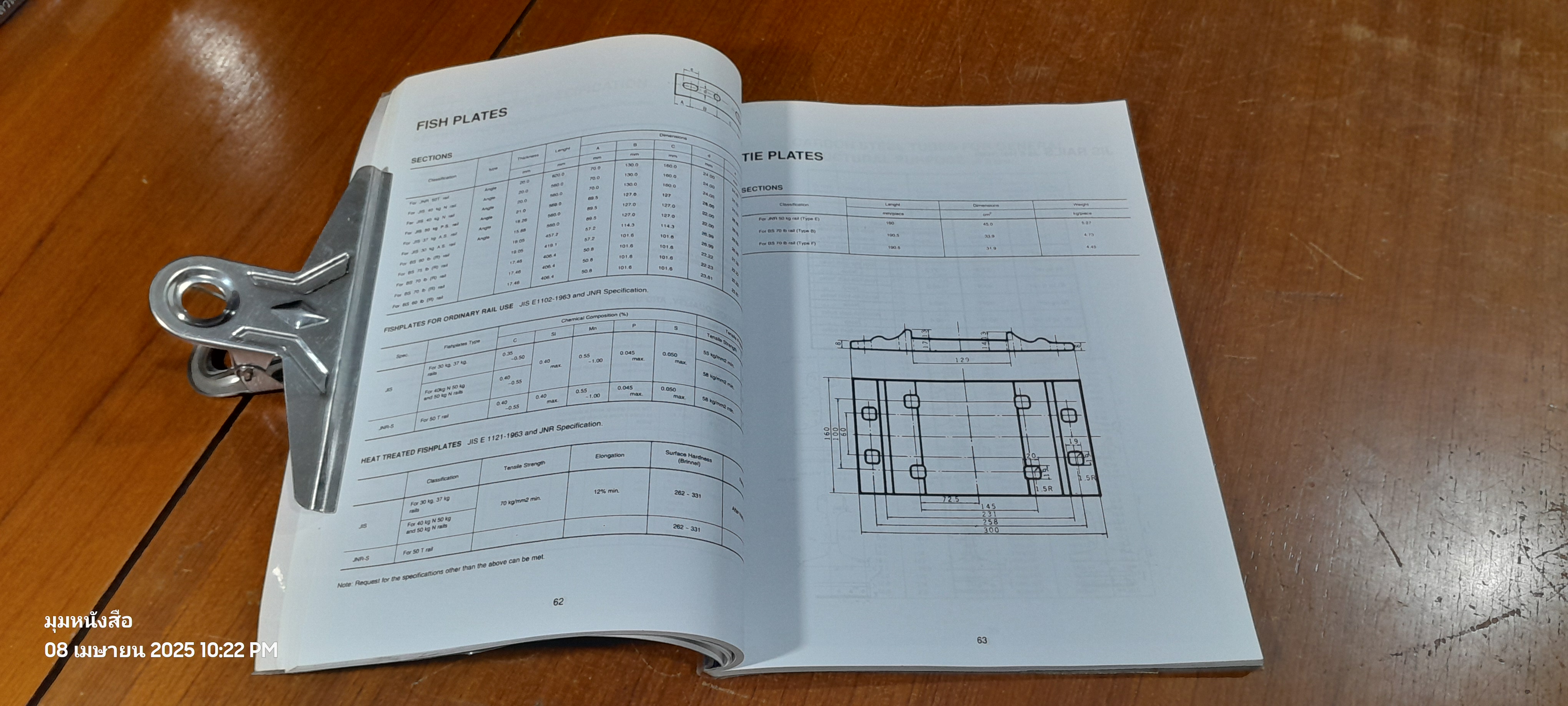 ตารางเหล็ก สำหรับผู้รับเหมาก่อสร้างและวิศวกร / ทีกรุ๊ฟ