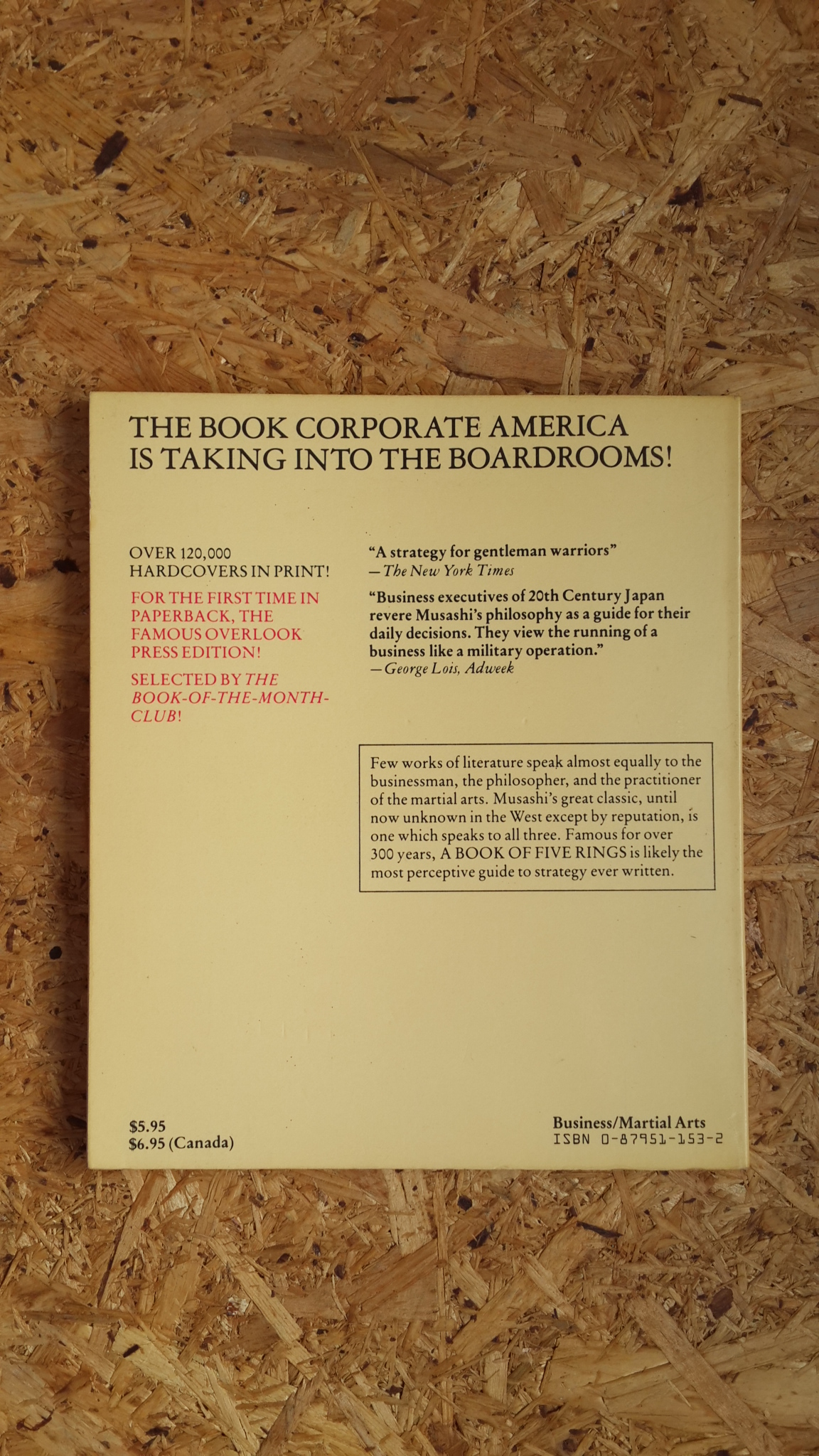 A Book of Five Rings: The Classic Guide to Strategy by Miyamoto Musashi