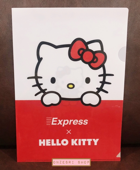 เซ็ตเครื่องเขียน Hello Kitty x Express Japan (Limited) ของพรีเมียมจาก Express ญี่ปุ่น ประกอบด้วยแฟ้ม A4 / สมุดขนาด 28.5 x 20.5 ซม. 32 หน้า / สติกเกอร์ 9 ดวง / ซองเล็ก