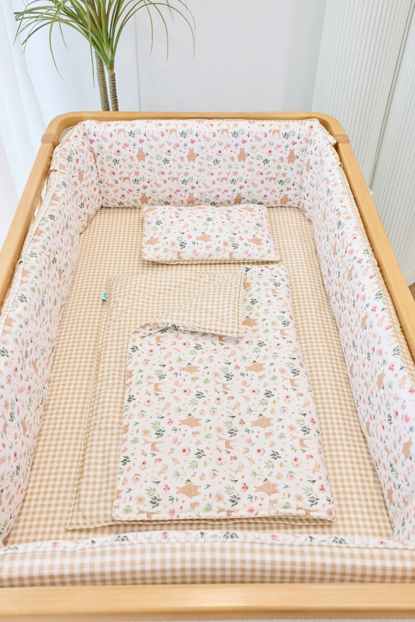 Idawin ชุดเครื่องนอนผ้า Cotton 100 % Bedding Set รุ่น Royal 9 in 1 Bear & Deer