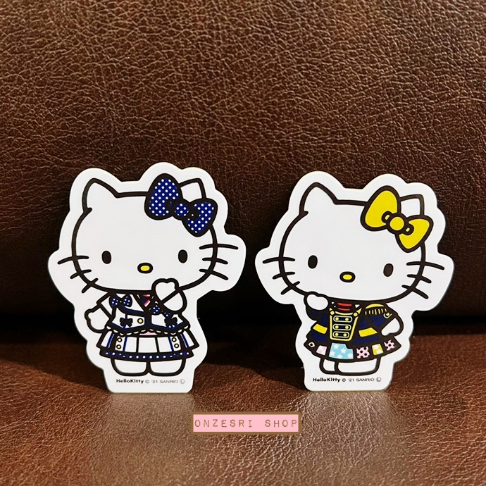 สติกเกอร์อเนกประสงค์ ลาย AKB48 x Hello Kitty มี 2 ใบในเซ็ต ขนาด 6 x 5 ซม มี 4 แบบให้เลือก
