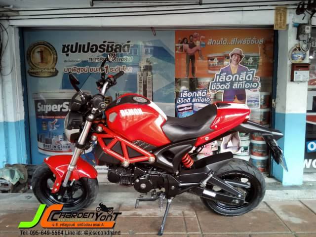 GPX DEMON 125 จดทะเบียนกลางปี 59 รถเพิ่งออกมา 6 เดือนเท่านั้น เครื่องดีเดิมๆ เงียบๆเลย วิ่งมา9พันโลแท้ ขับขี่นิ่ม อัตราเร่งดี ชุดสีสวยแท้ทั้งคัน