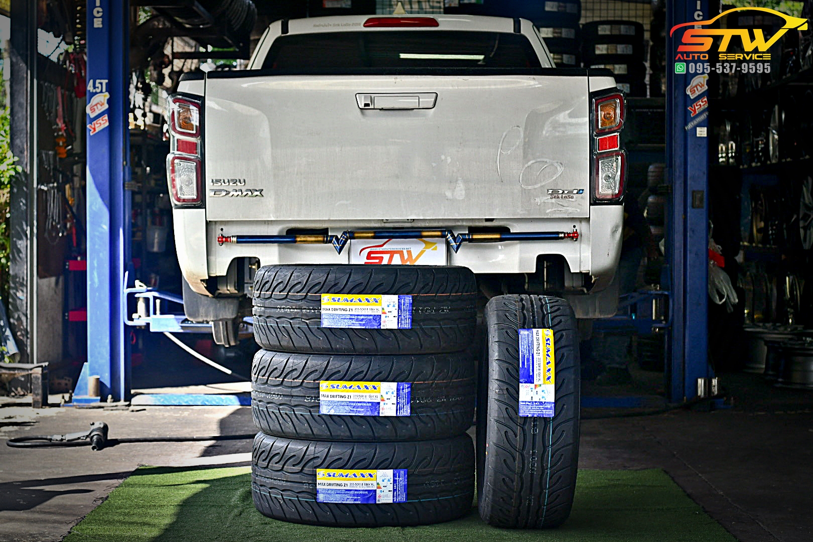 เปลี่ยนยาง ISUZU D-MAX SUMAXX MAX DRIFTING Z1 255/50R18 106V