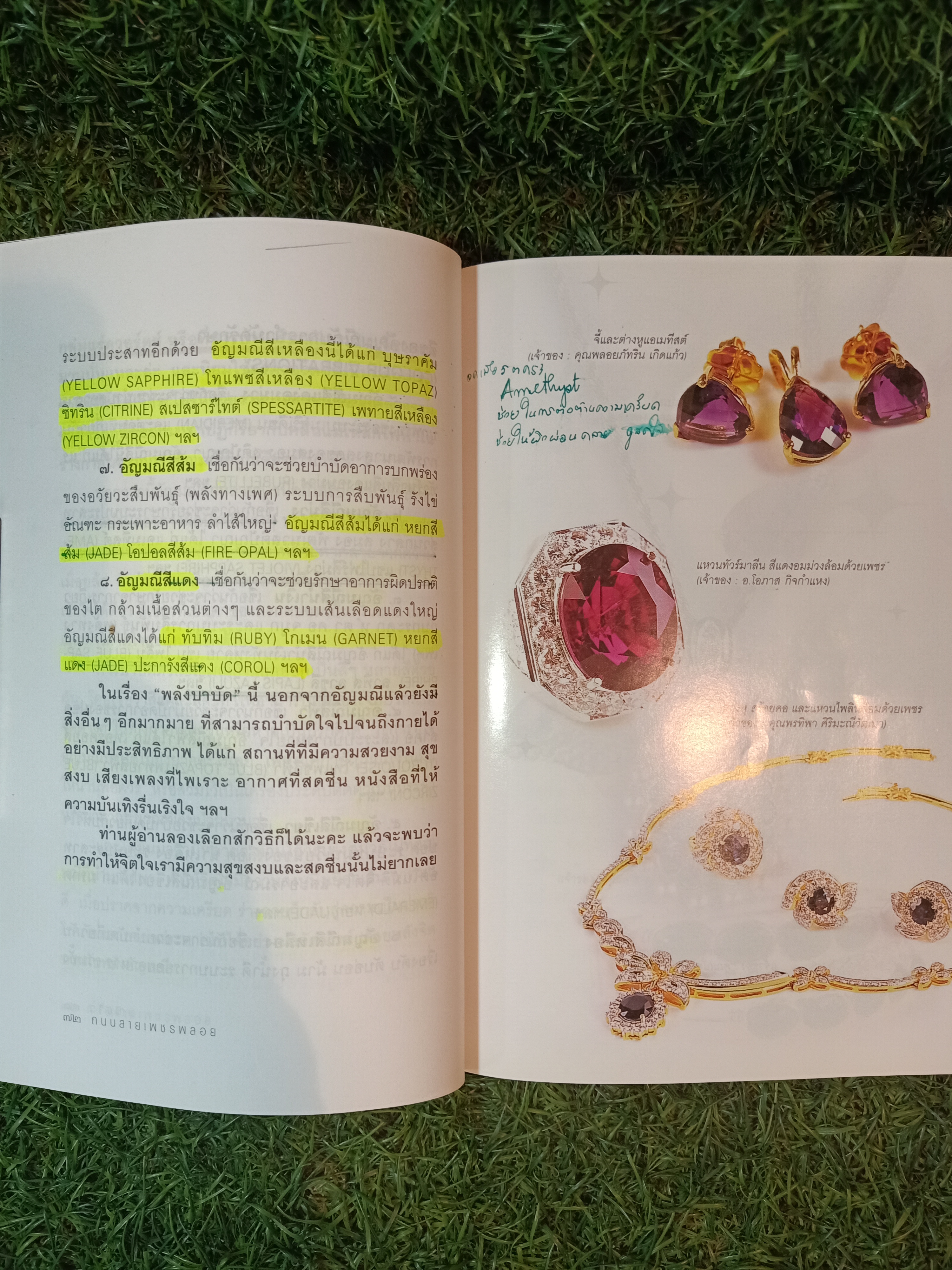 ถนนสาย เพชรพลอย (หนังสือมีรอยขีดเส้นใต้ตามรูปภาพที่ถ่ายครับ) / มณิขจิต