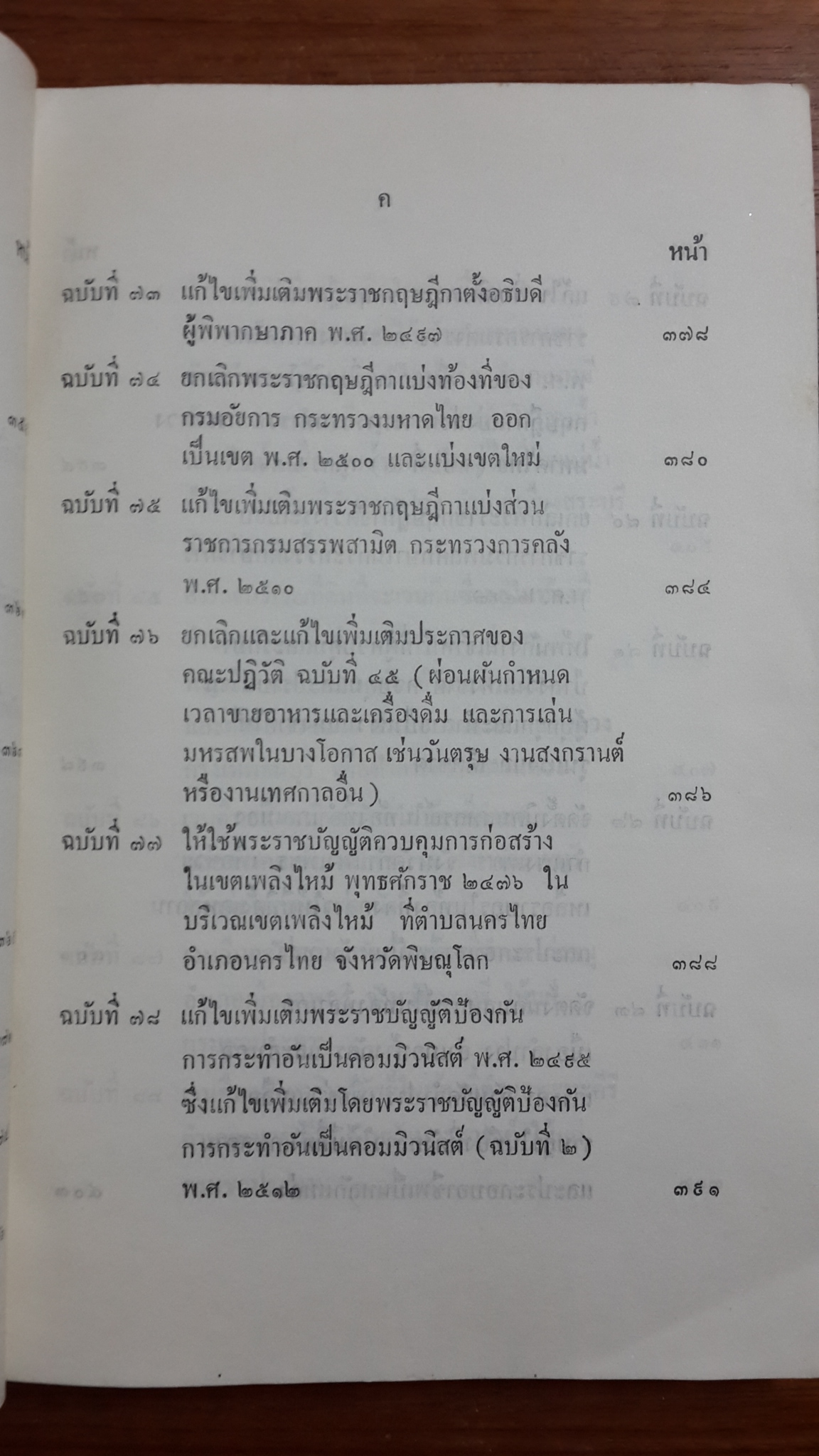 ประกาศของคณะปฏิวัติ ฉบับที่ ๖๑ ถึง ฉบับที่ ๑๐๐ / สำนักทำเนียบนายกรัฐมนครี