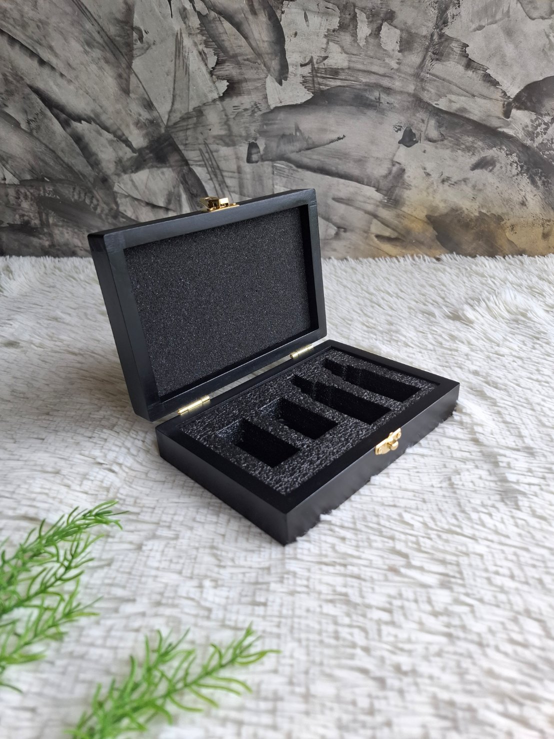 กล่องไม้ใส่ชุดน้ำยาไก่ซน