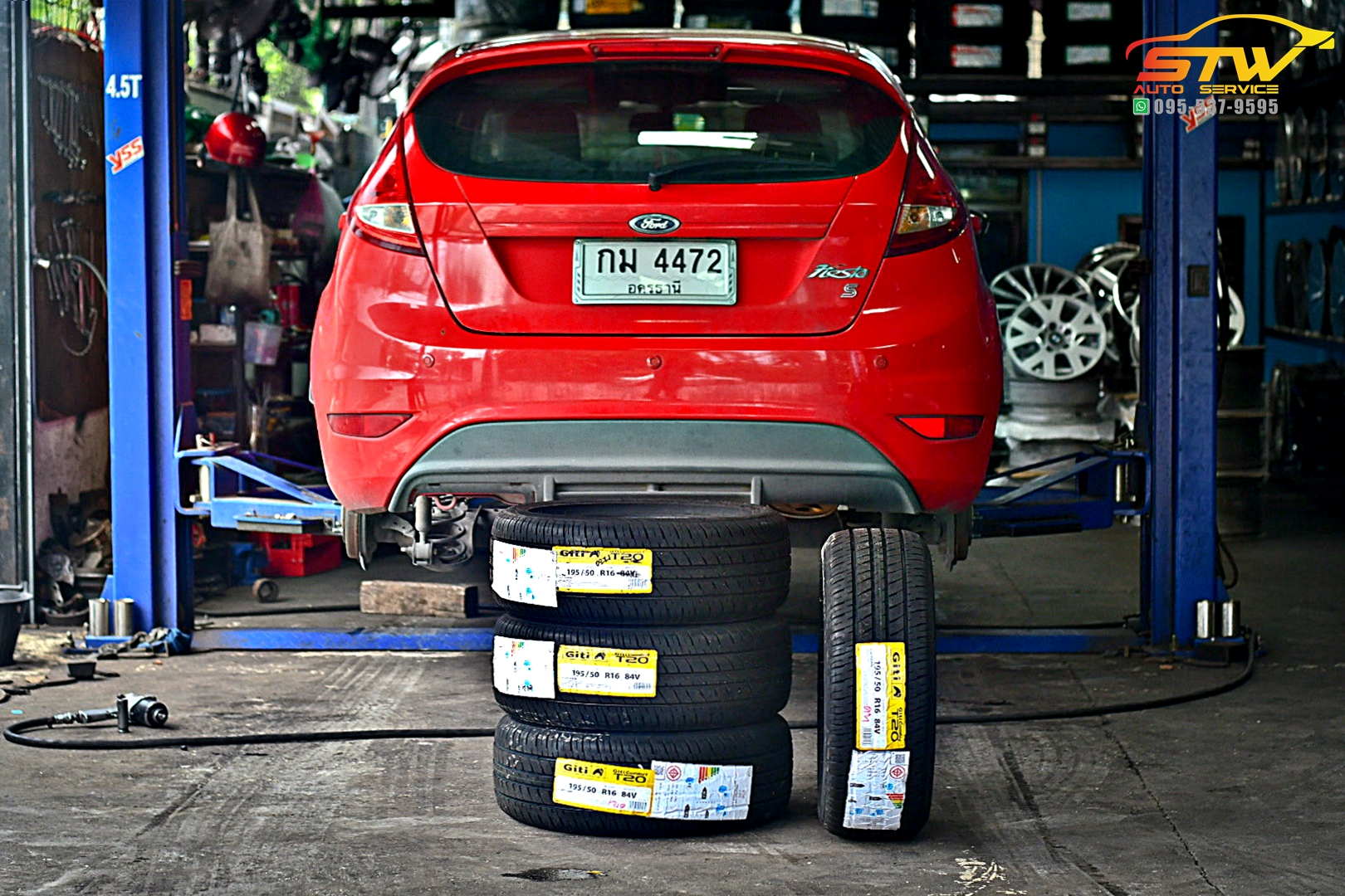 ยางใหม่ GITI Comfort T20 195/50R16 84V