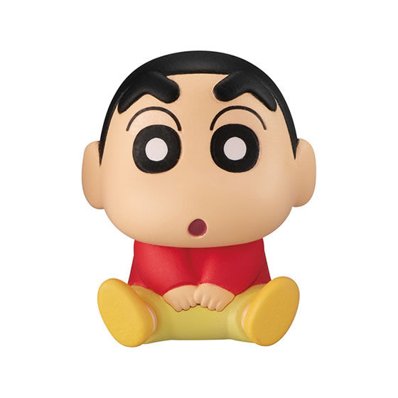 Crayon Shinchan Figure x Clip ขนาด 4 x 4 ซม. เป็นโมเดลเล็ก ตั้งโชว์ได้ ตรงตัวกับคอสามารถเปิดออกมาไว้หนีบกระดาษได้ มี 5 แบบให้เลือก
