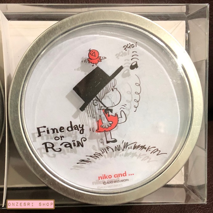 Set กล่องใส่ของด้านหลังเป็นแม่เหล็ก Ado Mizumori meets niko and ... มี 3 ใบในเซ็ต ลายน่ารัก ขนาด 3.5 x 9.2 ซม.