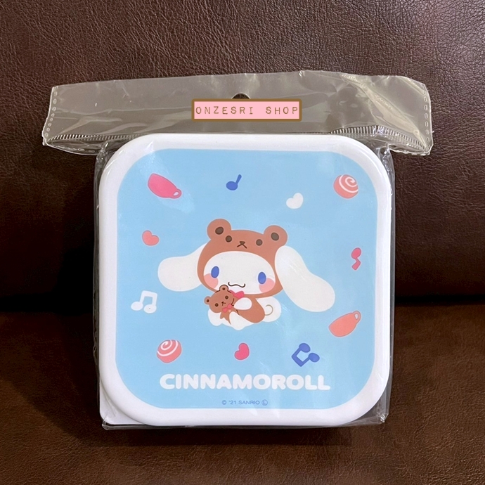 เซ็ตกล่อง 3 ใบ Sanrio Box Set แบบ Cinnamoroll & Pompompurin & Pochacco มี 3 ขนาด 12 x 12 x 5.5 ซม. / 10 x 10 x 4.5 ซม. / 9 x 9 x 4 ซม. ไว้ใส่อาหารหรือของอย่างอื่นได้