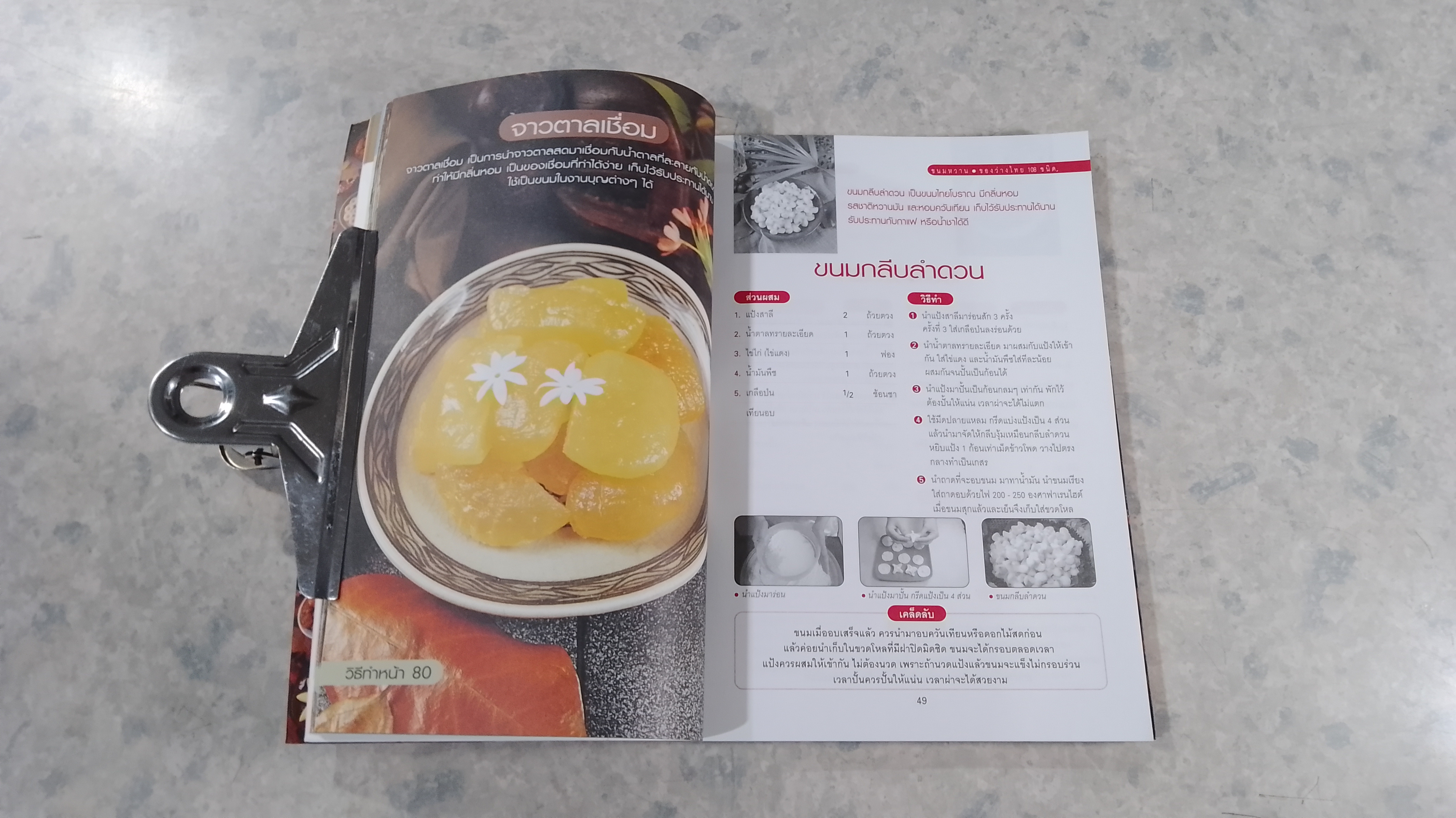 ขนมไทย ของหวาน - ของว่าง 108 ชนิด / เสาวภรณ์ วังวรรธณะ