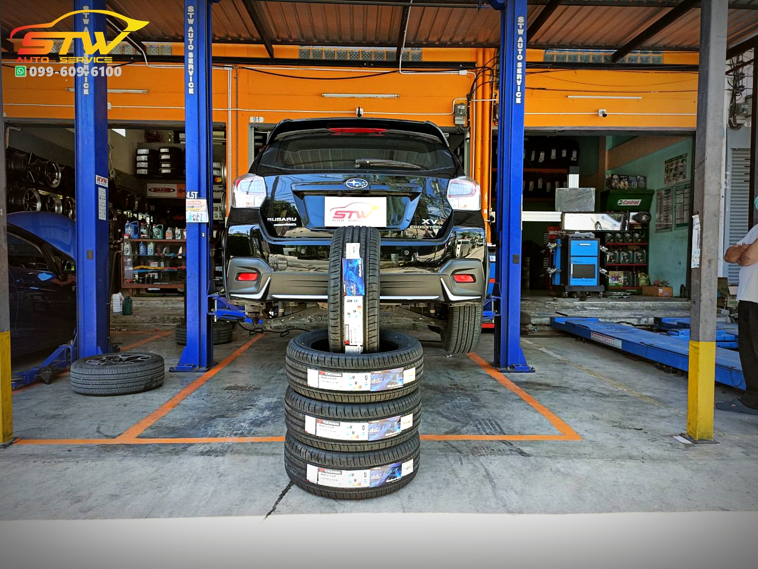 ยาง YOKOHAMA BluEarth-GT AE51 225/55R17 101W ติดตั้งใส่ SUBARU XV