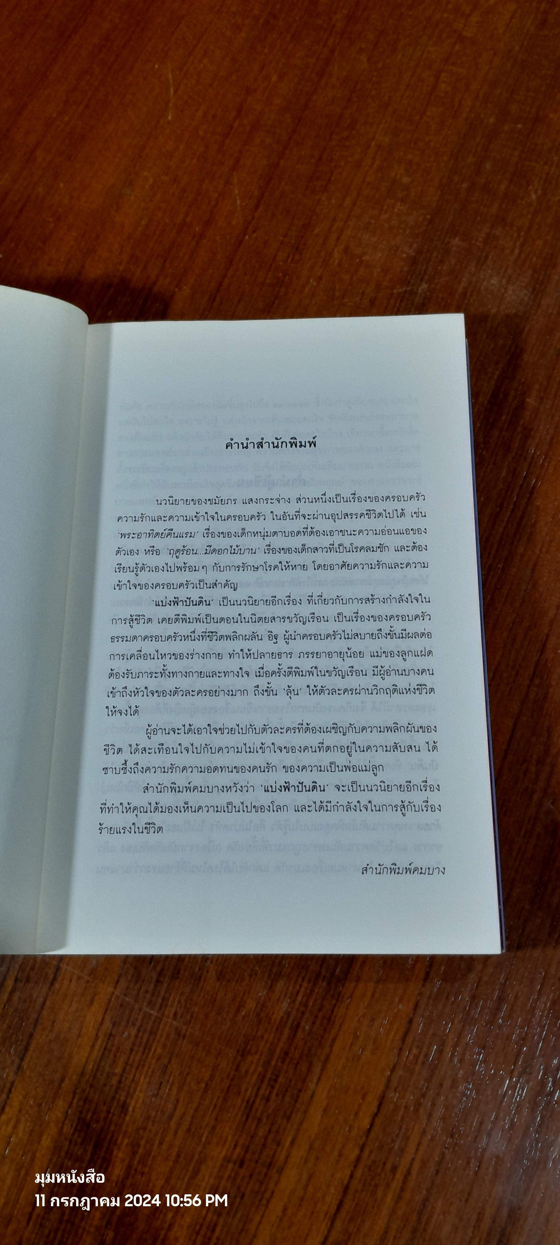 แบ่งฟ้าปันดิน / ชมัยภร แสงกระจ่าง