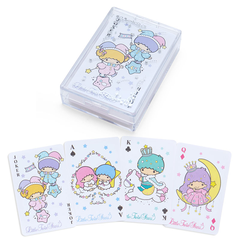 กล่องกระดาษโน้ต Forever Sanrio ลาย Little Twin Stars ทำเป็นแบบกล่องไพ่ มีกระดาษ 4 ลาย รวม 140 แผ่น ขนาด 6.4 x 9.5 x 2.5 ซม.