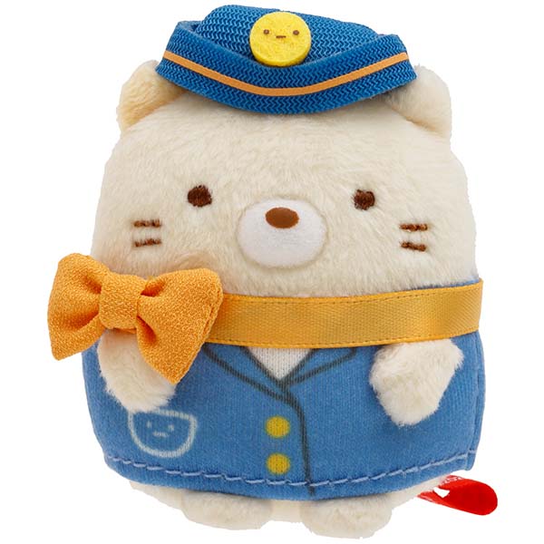 เซ็ตตุ๊กตา Sumikko Gurashi x Keikyu & Haneda in Ota City (Limited) เป็นแบบเครื่องบิน มาพร้อมคุณแอร์โฮสเตสแมว Neko และคุณกัปตันหางปลาอะจิทอด ขนาด 9 x 18 x 17 ซม.