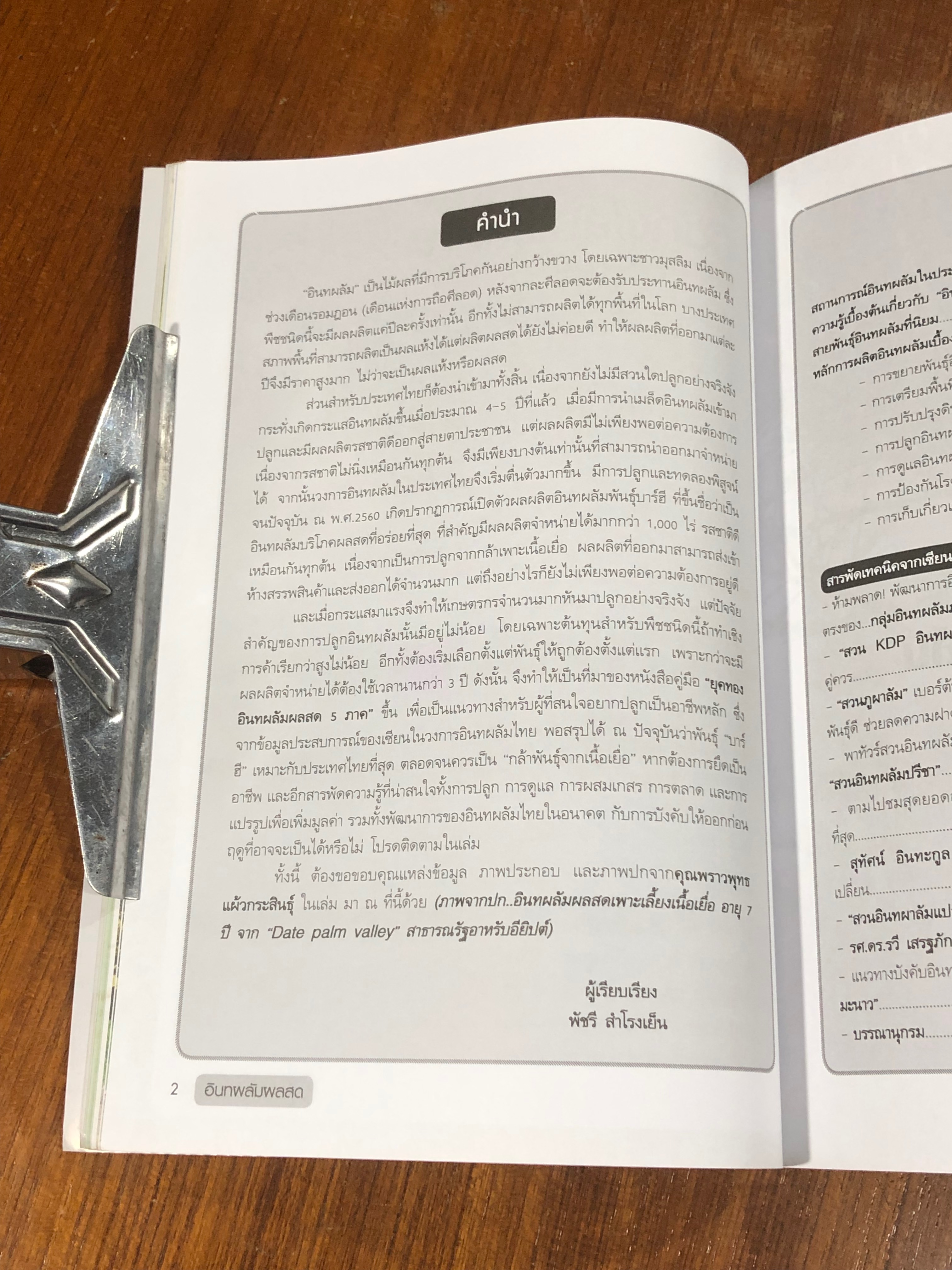 อินทผลัมผลสด 5 ภาค / อภิชาติ ศรีสอาด