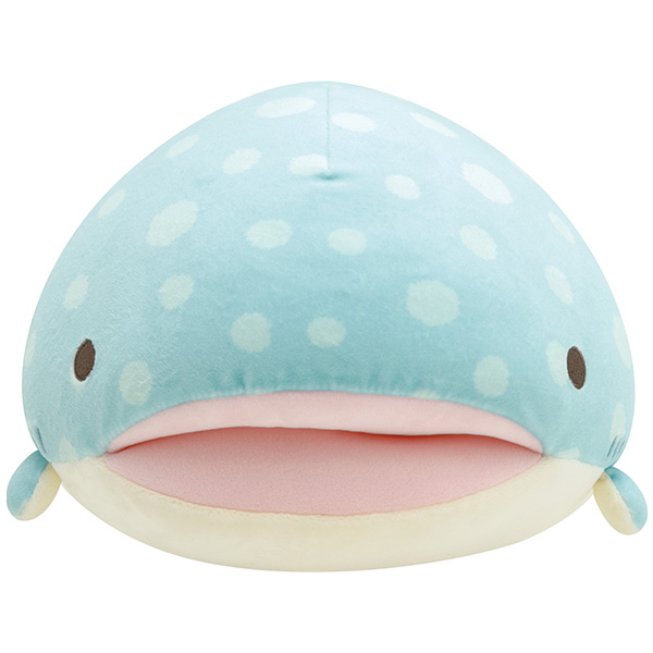 ตุ๊กตา Super Mochi Mochi Jinbesan and Ice Kurage แบบ Jinbesan อ้าปาก ขนาด 16 x 20 x 25.5 ซม.