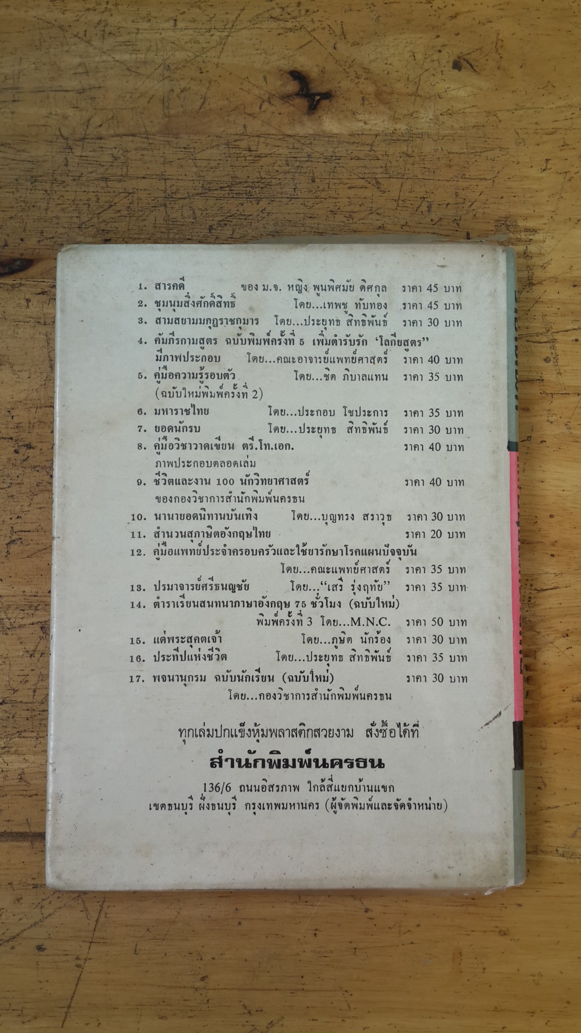ราชาศัพท์ และขนบประเพณีไทย / กองวิชาการสำนักพิมพ์นครธน