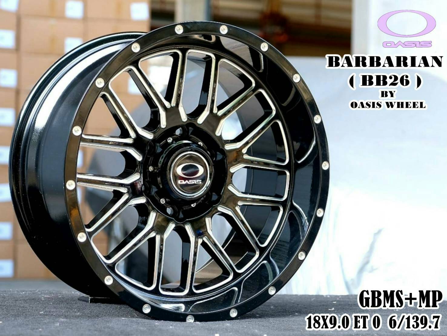 ล้อออฟโรด OASIS BARBARIAN (BB26) ขอบ18นิ้ว ราคาถูก
