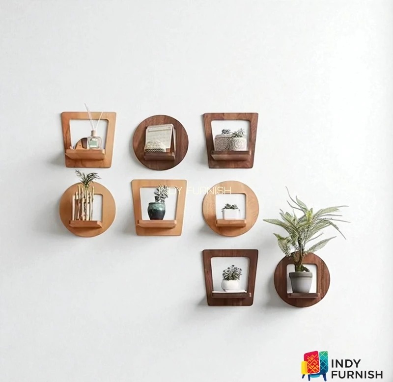 ชั้นวางต้นไม้ หิ้งพระ วางของ รุ่น Sata ไม้ยางพารา ( ราคา/1ชิ้น)