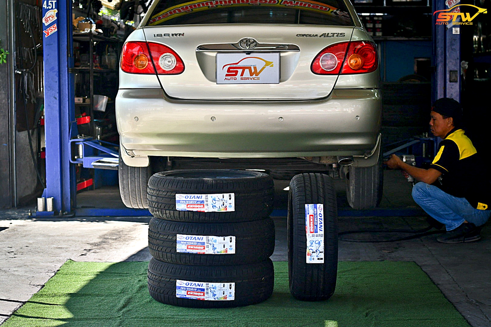 เปลี่ยนยาง TOYOTA ALTIS OTANI EK1000 195/55R15 85V
