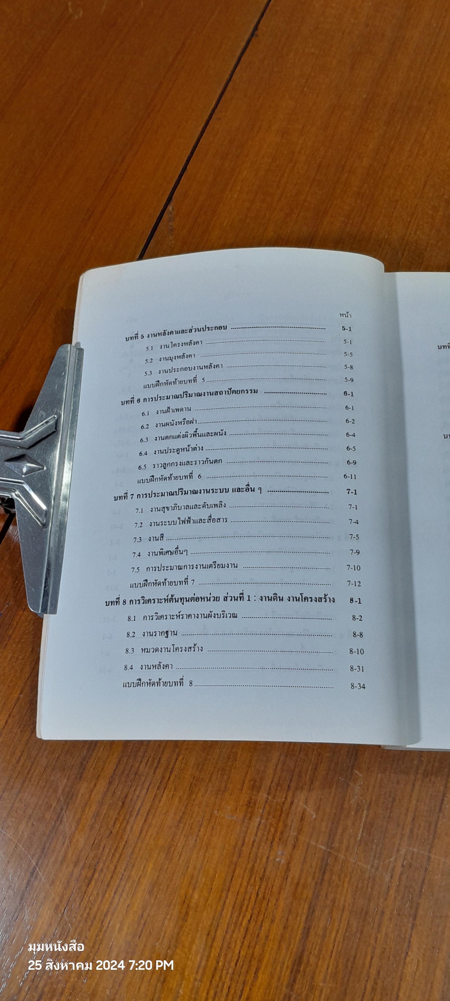 ESTIMATOR ผู้ประมาณการก่อสร้าง / วืสูตร จิระดำเกิง