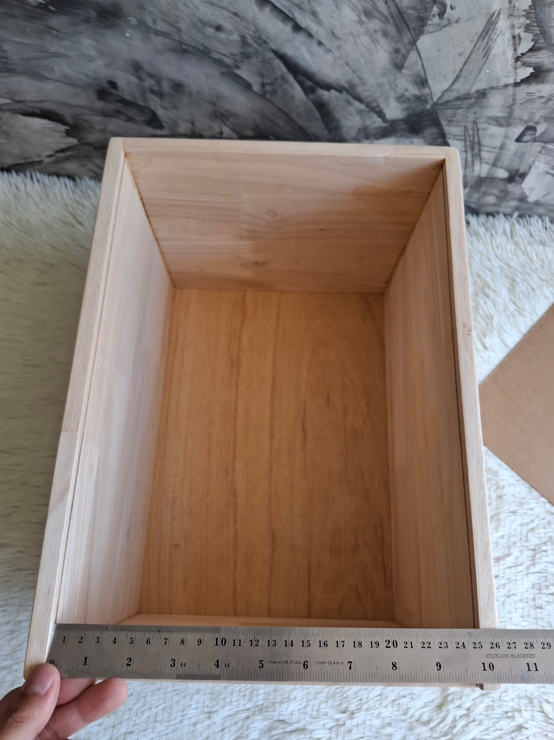 กล่องไม้ยางพาราประสาน