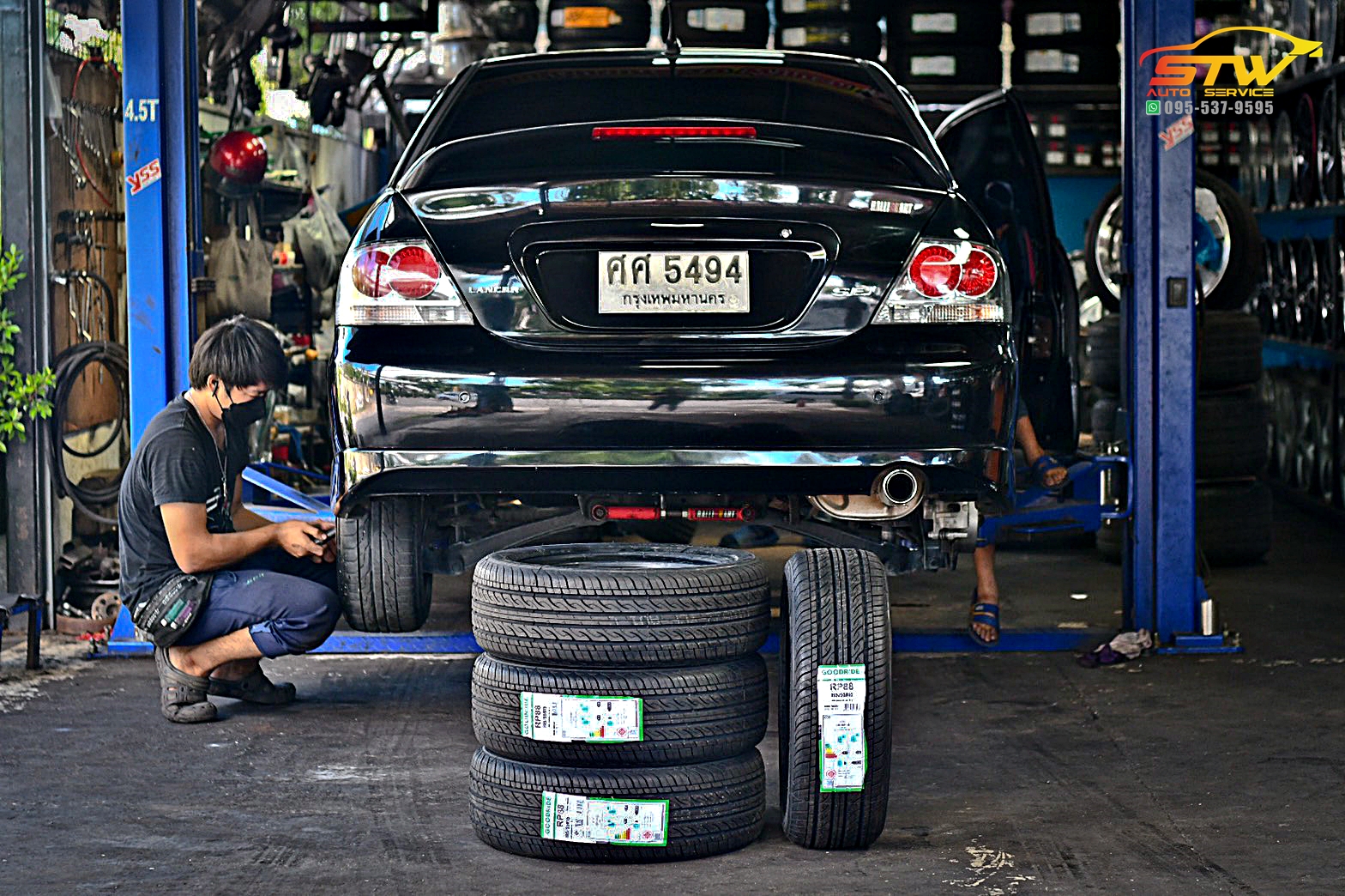 ยางใหม่ GOODRIDE RADIAL RP88 195/55R15 85V