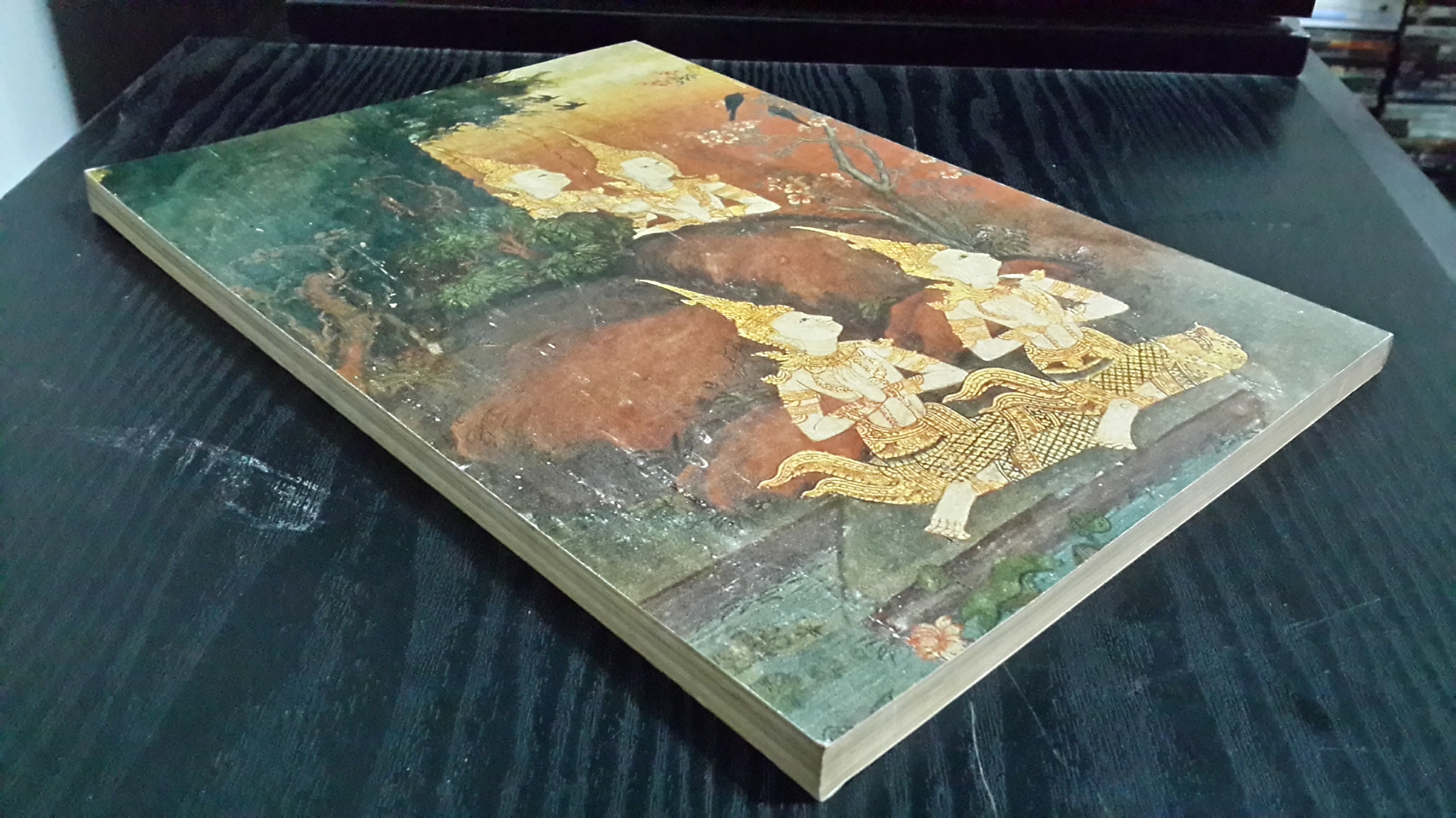 จิตรกรรมฝาผนัง : นิทานชาดก (พระเจ้า ๕๐๐ ชาติ)