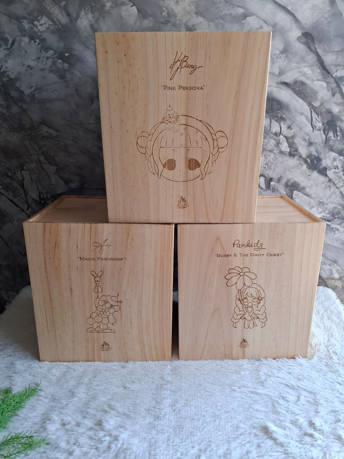 กล่องไม้ใส่โมเดล