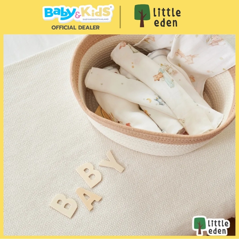 Little Eden ผ้าเช็ดหน้าใยไผ่100% (6pcs) (11x11 นิ้ว) - Wild Dreamer