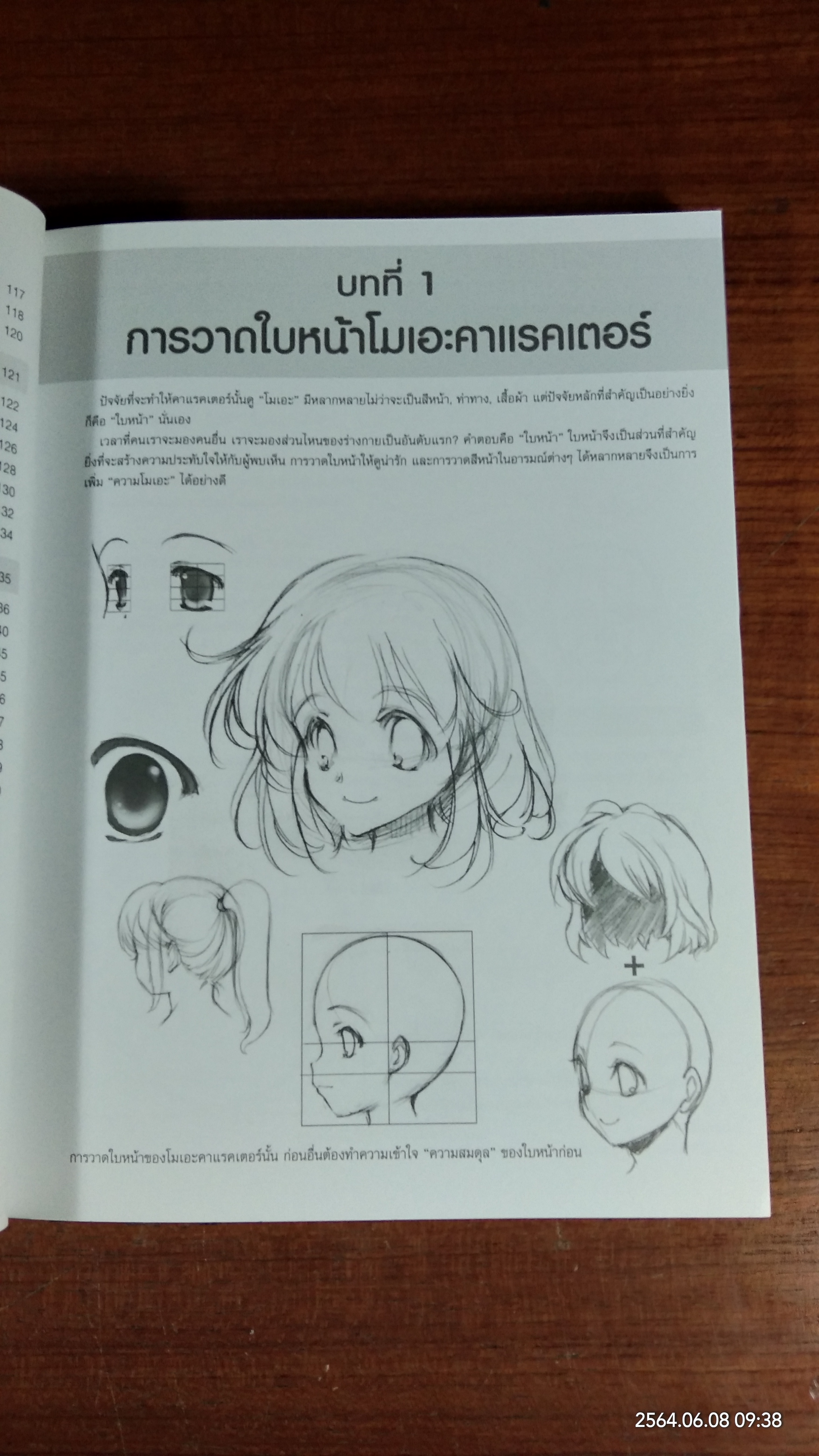 วาดโมเอะคาแรคเตอร์ แบบมืออาชีพ ฉบับการวาดใบหน้าและร่างกาย