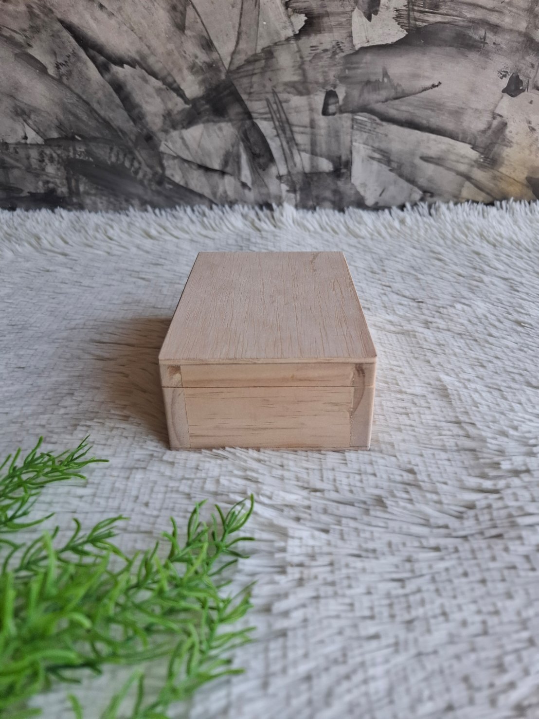 กล่องไม้สนแบบฝาครอบ